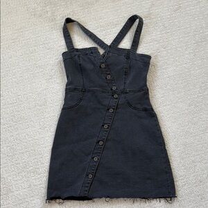 Forever 21 Black Sheath Mini Dress Spaghetti Strap